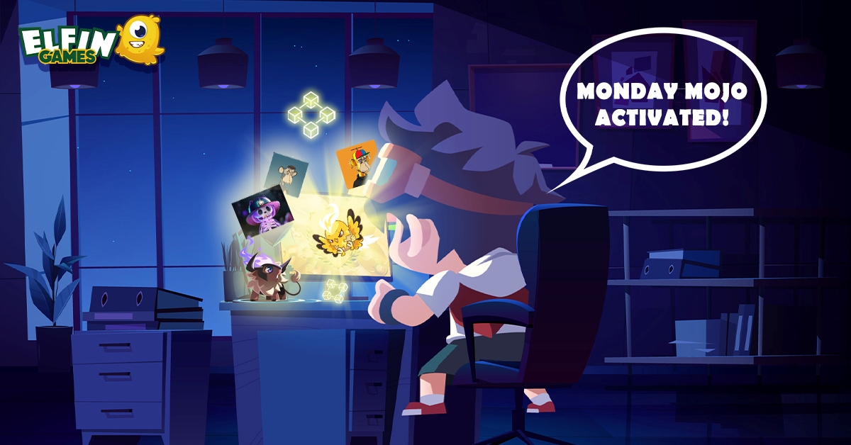 Happy Monday to #ElfinKingdom Residents! 🙌

Time to turn those #Monday blues into blockchain hues with #web3 gaming!

What's your favorite way to start the day off with some #gaming? 🕹️