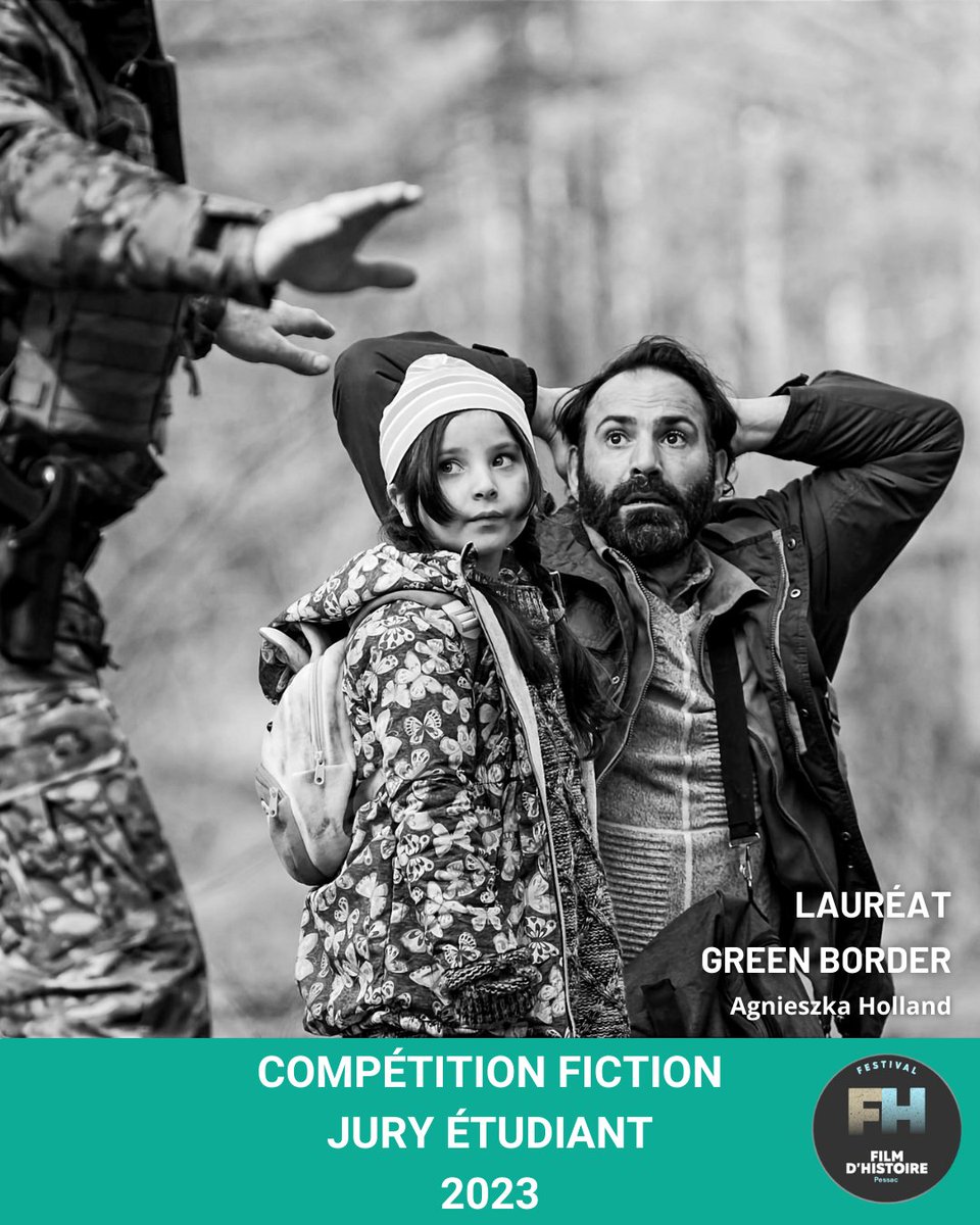 ✨ LAURÉAT COMPÉTITION FICTION ✨

🏆 Prix du jury étudiant : GREEN BORDER d'Agnieszka Holland (Condor Distribution)