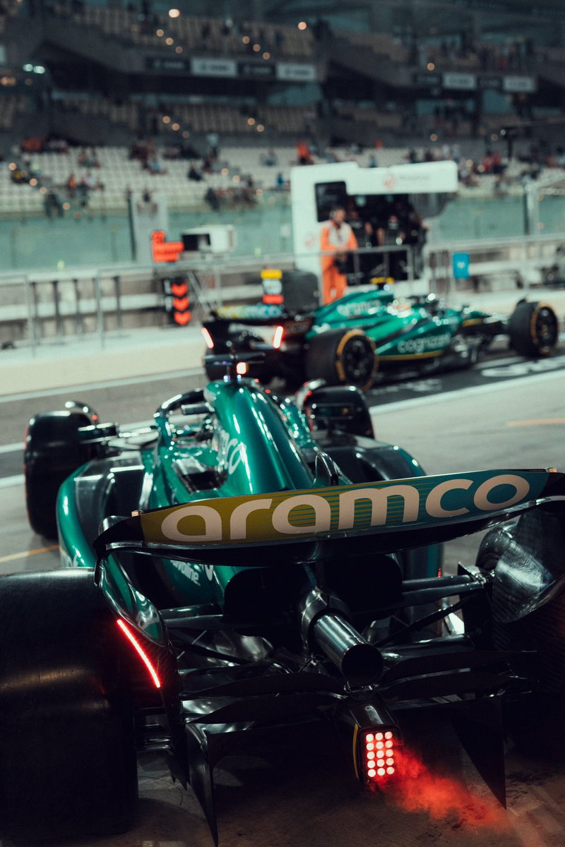 alo_oficial's tweet photo. Good race to finish the season on a high. Thank you team for a 2023 that I will always remember. Thank you for everything @AstonMartinF1 🙏 #f1 #abudhabi #astonMartin https://t.co/Uxih1LGgIG