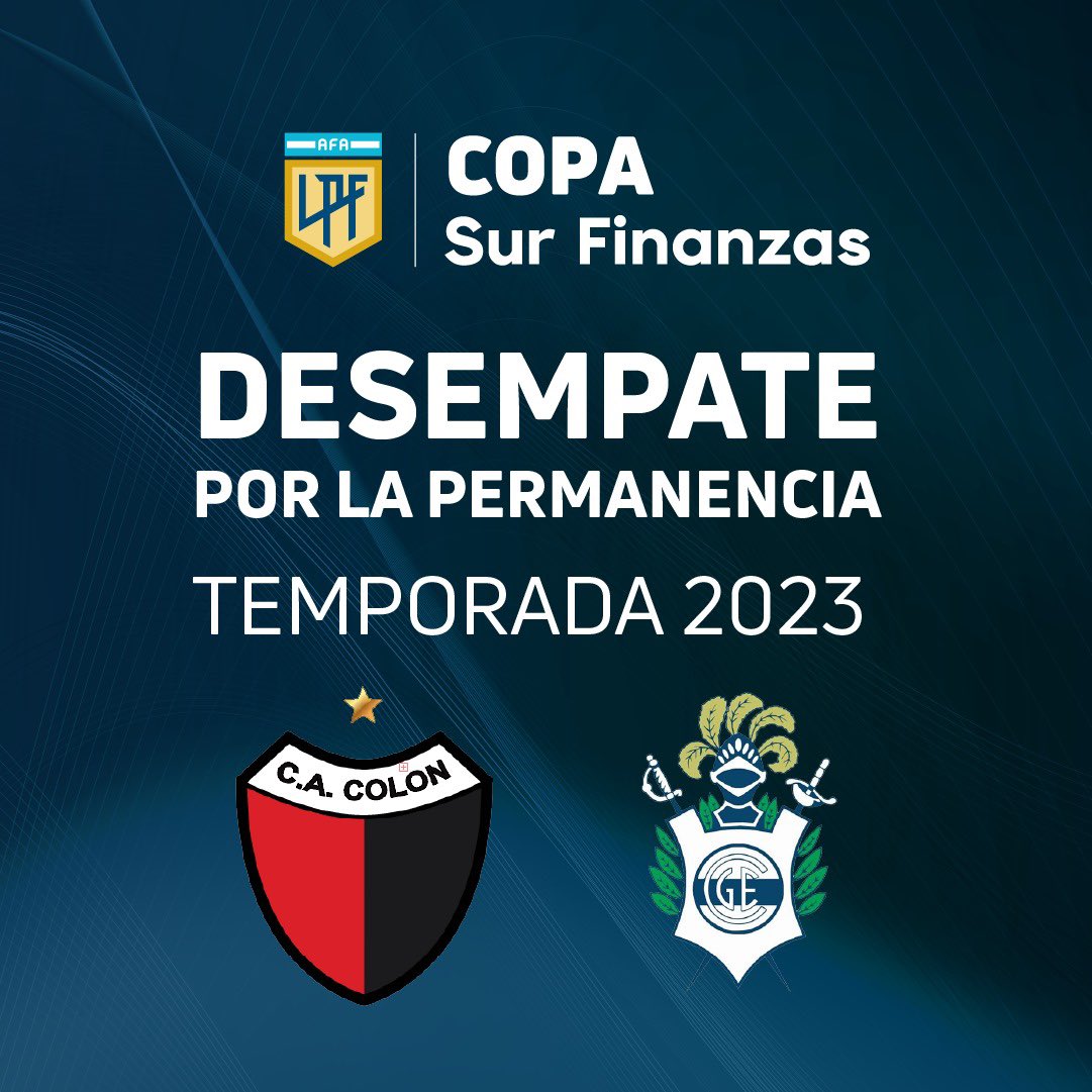 El partido desempate entre <a href="/ColonOficial/">Club Atlético Colón ⭐</a> y <a href="/gimnasiaoficial/">Club de Gimnasia y Esgrima La Plata</a>, por la permanencia en la Primera División, se jugará el próximo viernes 1 de diciembre, en el estadio Marcelo Bielsa de Newell's, en la ciudad de Rosario, a las 17.00 y con ambas parcialidades.