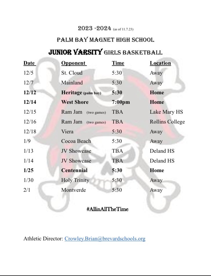 🚨 🏴‍☠️🚨🏴‍☠️

Please help fund our season by  clicking
 ⬇️ the link ⬇️ to donate🙏🏽
connectsportsfunding.com/donation/Sor1f…

#PirateNation 🏴‍☠️ #AllinAllTheTime 

📸: Brenda Civita Photography