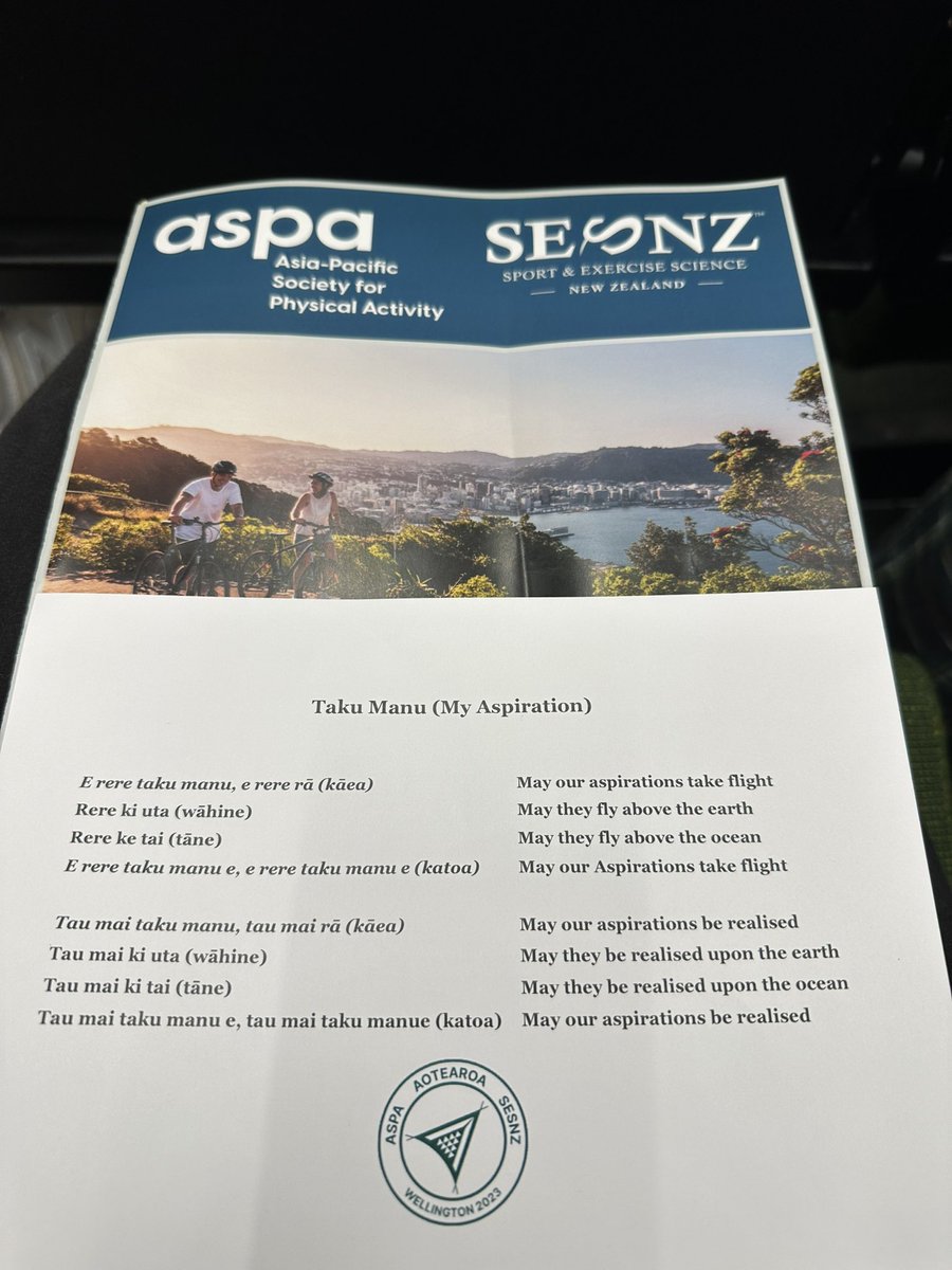 #ASPA2023 is finally here! This morning we started with Mihi Whakatau (Welcome Ceremony), connecting with each other through singing our Conference Waiata. Share your tweets with us by tagging @ASPActivity and using #ASPA2023