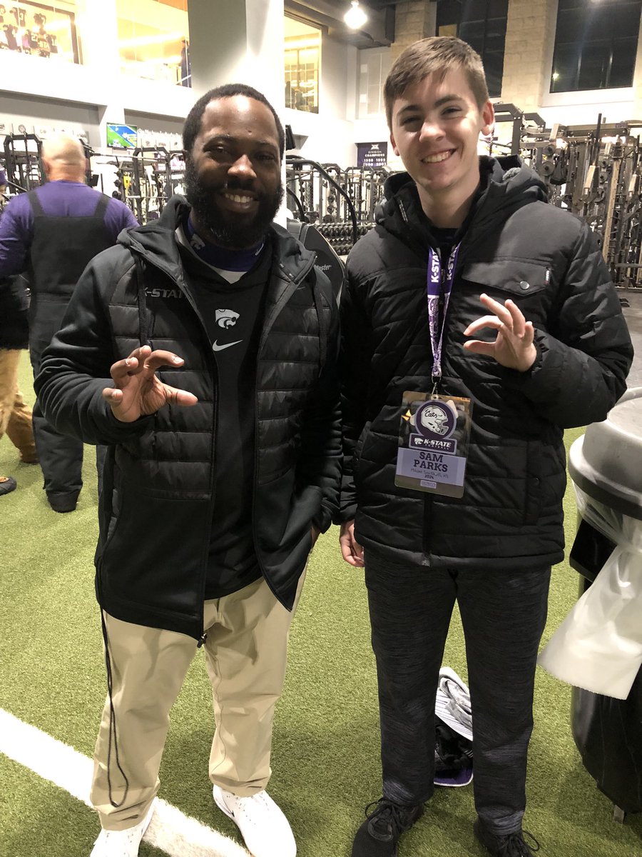 Sam Parks (@samparks11) on Twitter photo I had a great time at K-State last night despite the weather. Thanks for the invite <a href="/spedbraet/">Taylor Braet</a> <a href="/CoachChiliDavis/">Chili Davis</a>! <a href="/punt_21/">Punt 21 Kicking Services</a> <a href="/Coach5fur/">Brent Pfeifer</a> I had a great time at K-State last night despite the weather. Thanks for the invite <a href="/spedbraet/">Taylor Braet</a> <a href="/CoachChiliDavis/">Chili Davis</a>! <a href="/punt_21/">Punt 21 Kicking Services</a> <a href="/Coach5fur/">Brent Pfeifer</a>