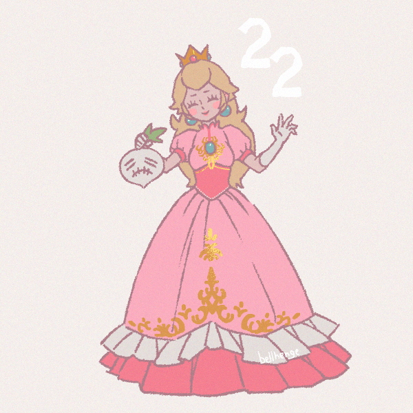 「princess peach elbow gloves」Fan Art(Latest)