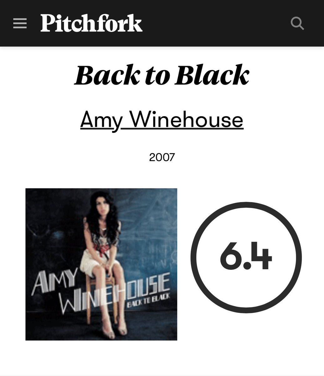mattxiv's tweet photo. many people discuss pitchfork’s fuck ups but this is actually without a doubt their worst rating of all time https://t.co/wjbIvBzzL3