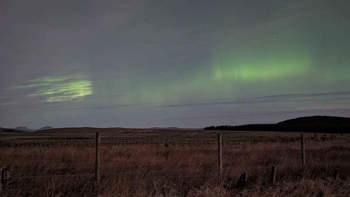 mcg1975's tweet photo. A light in the darkness last night. Cracking to finally see these myself,  and on my own doorstep.  #Auroraborealis #BeautifulNature https://t.co/OCurQedTPD