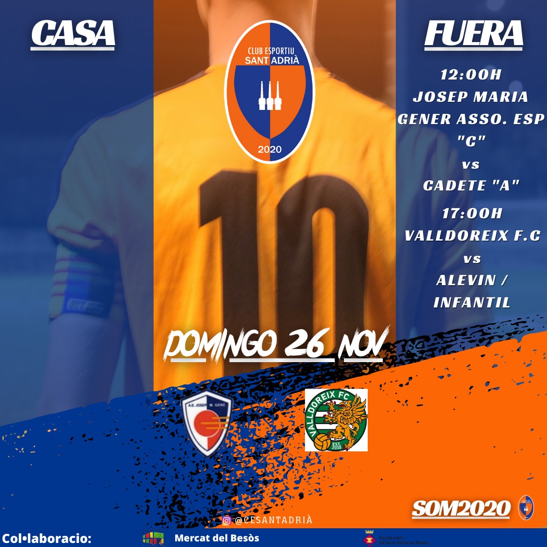 CE_SantAdria's tweet photo. Ya tenemos nuestro fin de semana

#Som2020💙🧡 #Liga #FCF #Cadeca https://t.co/LNaghWp8Bz