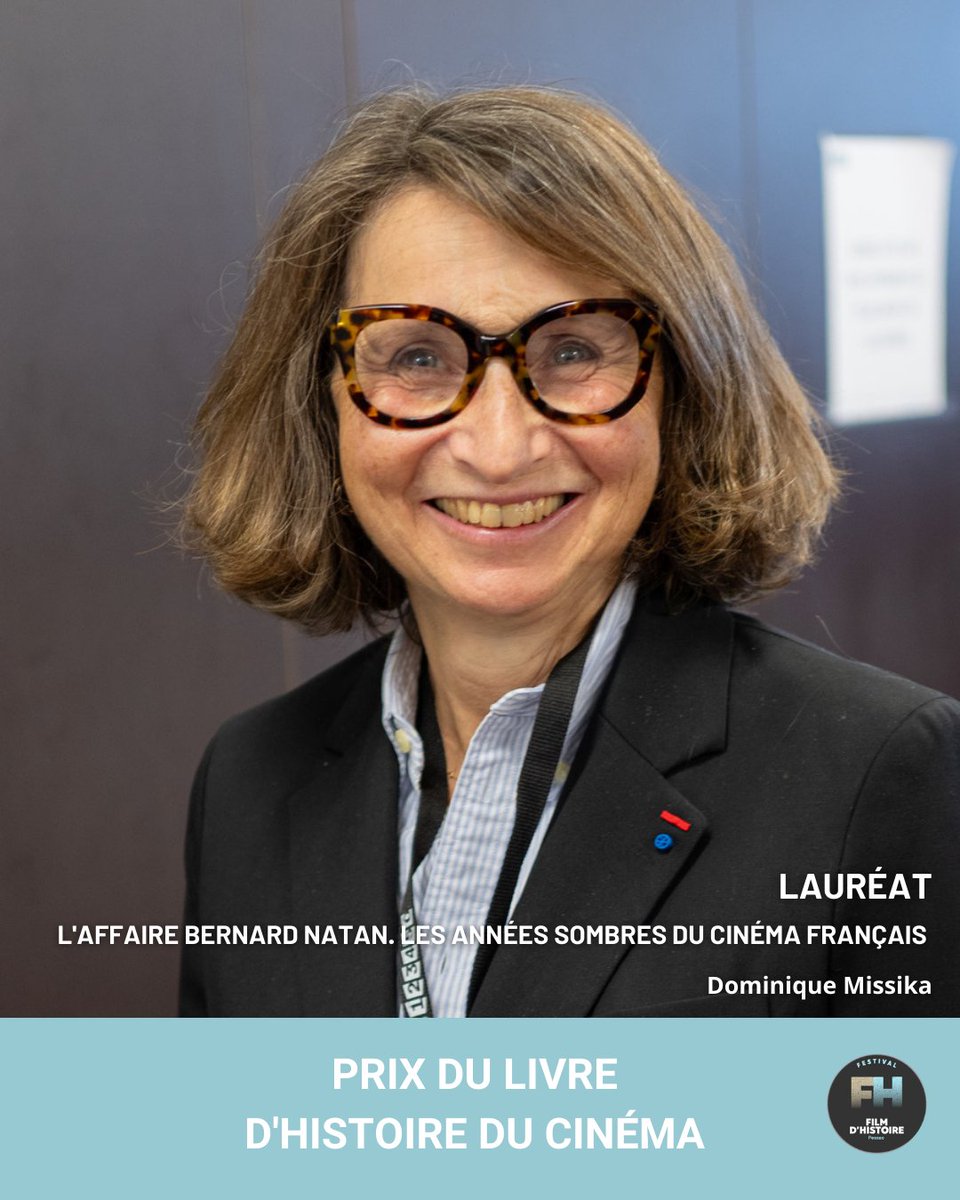 FestivalFilmHistoire (@fifh_pessac) on Twitter photo Bravo à Dominique Missika qui remporte le prix du livre d'Histoire du cinéma pour L'AFFAIRE BERNARD NATAN. LES ANNÉES SOMBRES DU CINÉMA FRANÇAIS 👏🏆 <a href="/EDITIONSDENOEL/">Les éditions DENOËL</a> Bravo à Dominique Missika qui remporte le prix du livre d'Histoire du cinéma pour L'AFFAIRE BERNARD NATAN. LES ANNÉES SOMBRES DU CINÉMA FRANÇAIS 👏🏆 <a href="/EDITIONSDENOEL/">Les éditions DENOËL</a>