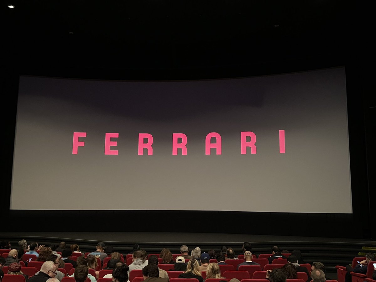 KarenGAlexander's tweet photo. At the Directors Guild and excited to see the movie, FERRARI. 😊👍🏽
#SundayFunday #DirectorsGuild 
#movie #Car https://t.co/tFJD8OKvcP