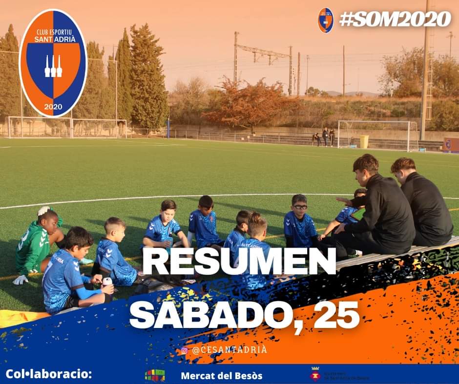 CE_SantAdria's tweet photo. Cerramos nuestro fin de semana con muchas Victorias y pocas derrotas

¡ Unidos por un sentimiento ! 

#Som2020💙🧡
#Findesemana #Liga #FCF #Cadeca https://t.co/phiUtQMv5G