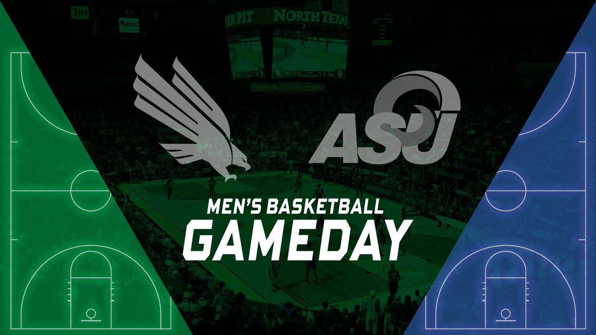 Mean Green Sports Network (@mgsnetwork) on Twitter photo Back home at the Super Pit!
#BeatAngeloState and #GetYerEarsOnTheBall!
π: Angelo State Rams
π: Denton, TX
π: 1:30pm Pregame
π: 2:00pm Tipoff
ποΈ: <a href="/Dave_L_Barnett/">Dave Barnett</a>
π»: 95.3 FM <a href="/khyi/">KHYI 95.3 The Range</a>
π±: The Varsity Network App Back home at the Super Pit!
#BeatAngeloState and #GetYerEarsOnTheBall!
π: Angelo State Rams
π: Denton, TX
π: 1:30pm Pregame
π: 2:00pm Tipoff
ποΈ: <a href="/Dave_L_Barnett/">Dave Barnett</a>
π»: 95.3 FM <a href="/khyi/">KHYI 95.3 The Range</a>
π±: The Varsity Network App