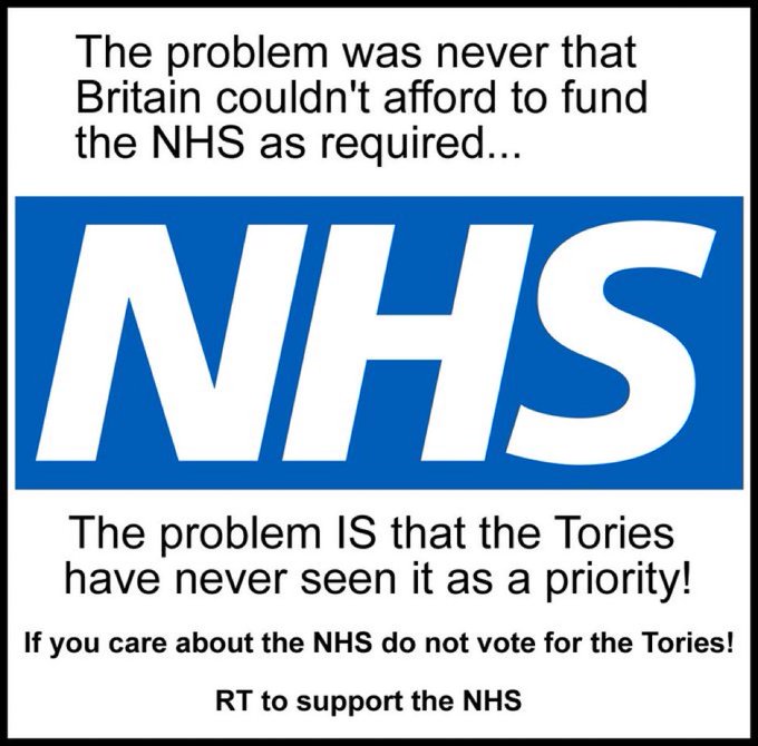 🔴Tories Out #NHSPrivatisation @ExcludedFighter
