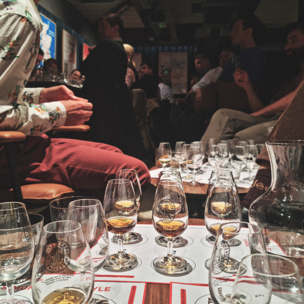 The Port of Leith Distillery (@leithdistillery) on Twitter photo We had Simon <a href="/WCynicism/">WhiskyAndCynicism</a> and Kyle <a href="/nauticusbar/">nauticusbar</a> over to the distillery this week for a night of Desert Island Drams. Great feeling to have the bar full of lively discussion about whisky, and of course, many delicious drams - just as it was intended. We had Simon <a href="/WCynicism/">WhiskyAndCynicism</a> and Kyle <a href="/nauticusbar/">nauticusbar</a> over to the distillery this week for a night of Desert Island Drams. Great feeling to have the bar full of lively discussion about whisky, and of course, many delicious drams - just as it was intended.