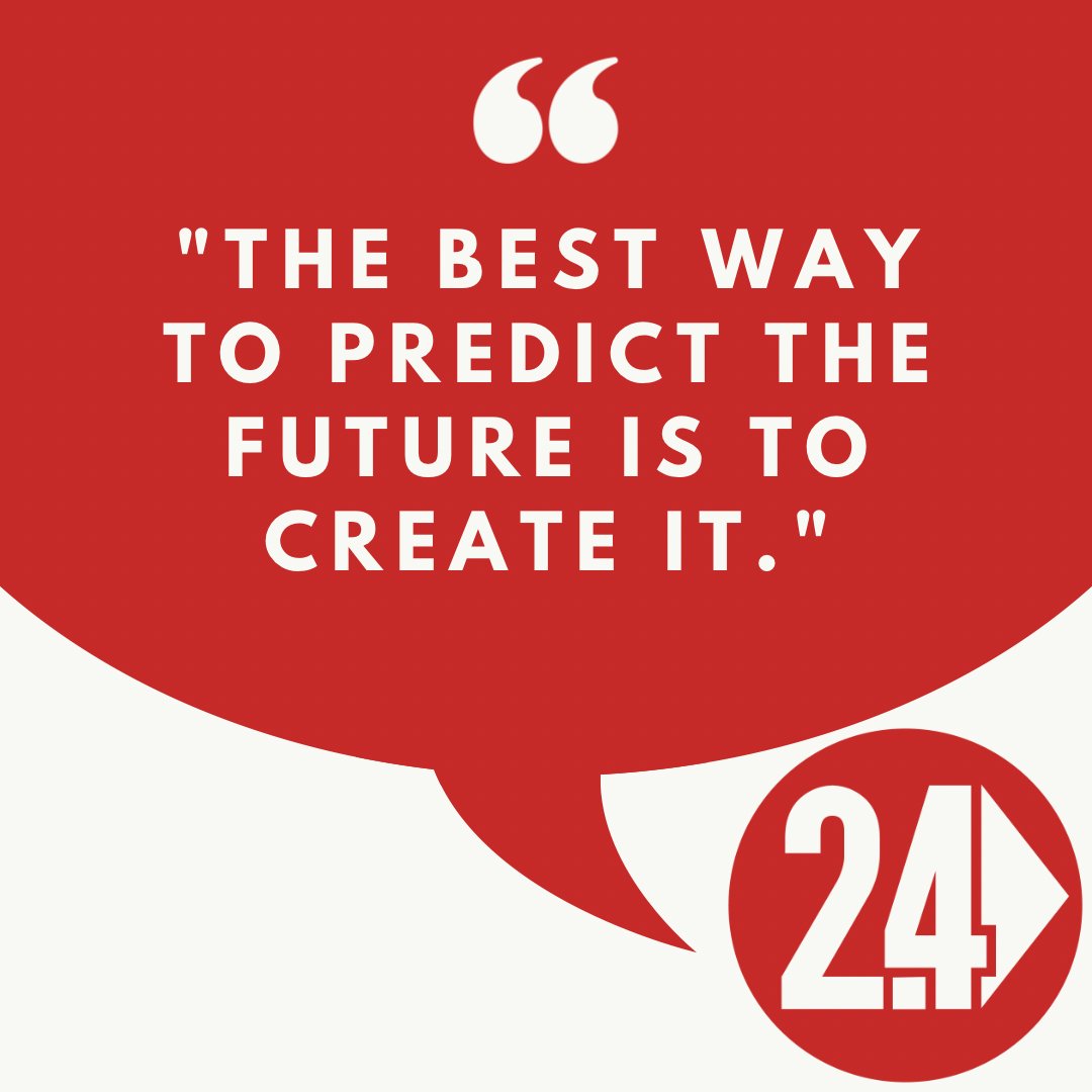 2point4ward's tweet photo. #SundayInspiration: ‘The best way to predict the future is to create it.’ 

Let’s start building your business’s future together. Contact us for a strategic partnership that drives startup success. 

#SundayMotivation #CreateYourFuture https://t.co/iuMYRxCP2Y
