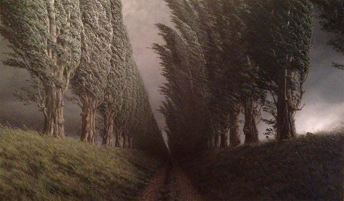 Markus Matthias Krüger  "Pappelallee im Sturm"
