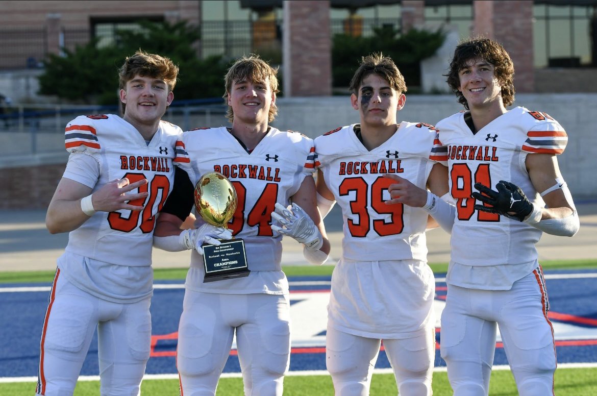 benvike6's tweet photo. Thankful for Rockwall football and all my amazing teammates and coaches that made these past 4 years unforgettable. I knew every time I put on the pads I was playing for something way greater than just myself. The Lord has truly blessed me, Jacket for life. #JFND🧡🖤 https://t.co/gpqVl5XsgY