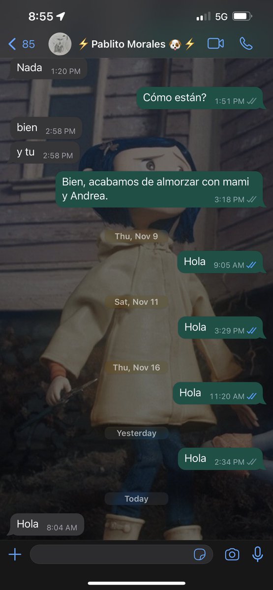 OkLittleShit's tweet photo. @PARXR0T Viendo cómo mi hermano no me contesta. :) https://t.co/fVR2Bot6Zu