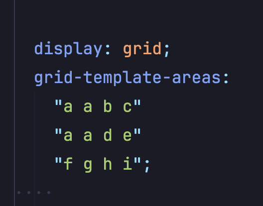 ln_dev7's tweet photo. "grid-template-areas" reste pour moi la meilleure solution pour les systèmes de grilles très complexe https://t.co/ibfcHtzfvb
