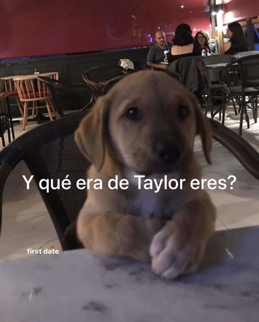 pauladxlgado's tweet photo. yo y mi necesidad de meter a taylor swift en la plática para todo https://t.co/cqeUgzsTKy
