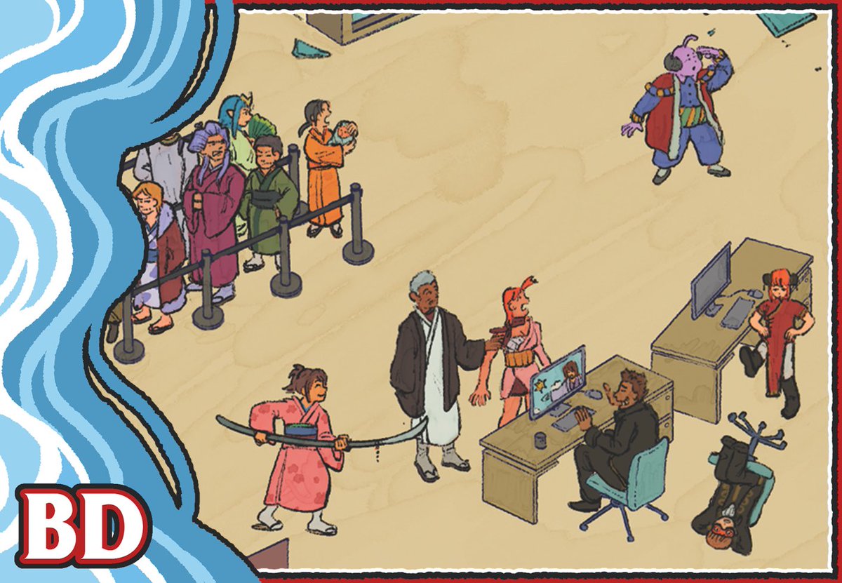 I drew a large spread for <a href="/GntmZine/">Beautiful Days : An English Gintama Fanzine</a>! It’s the most ambitious interior piece I’ve attempted in a while… the zine is currently up for grabs (preorders close Dec 15th), if you’re a Gintama fan I’d highly recommend checking it out! Lots of very talented artists worked on it ^^