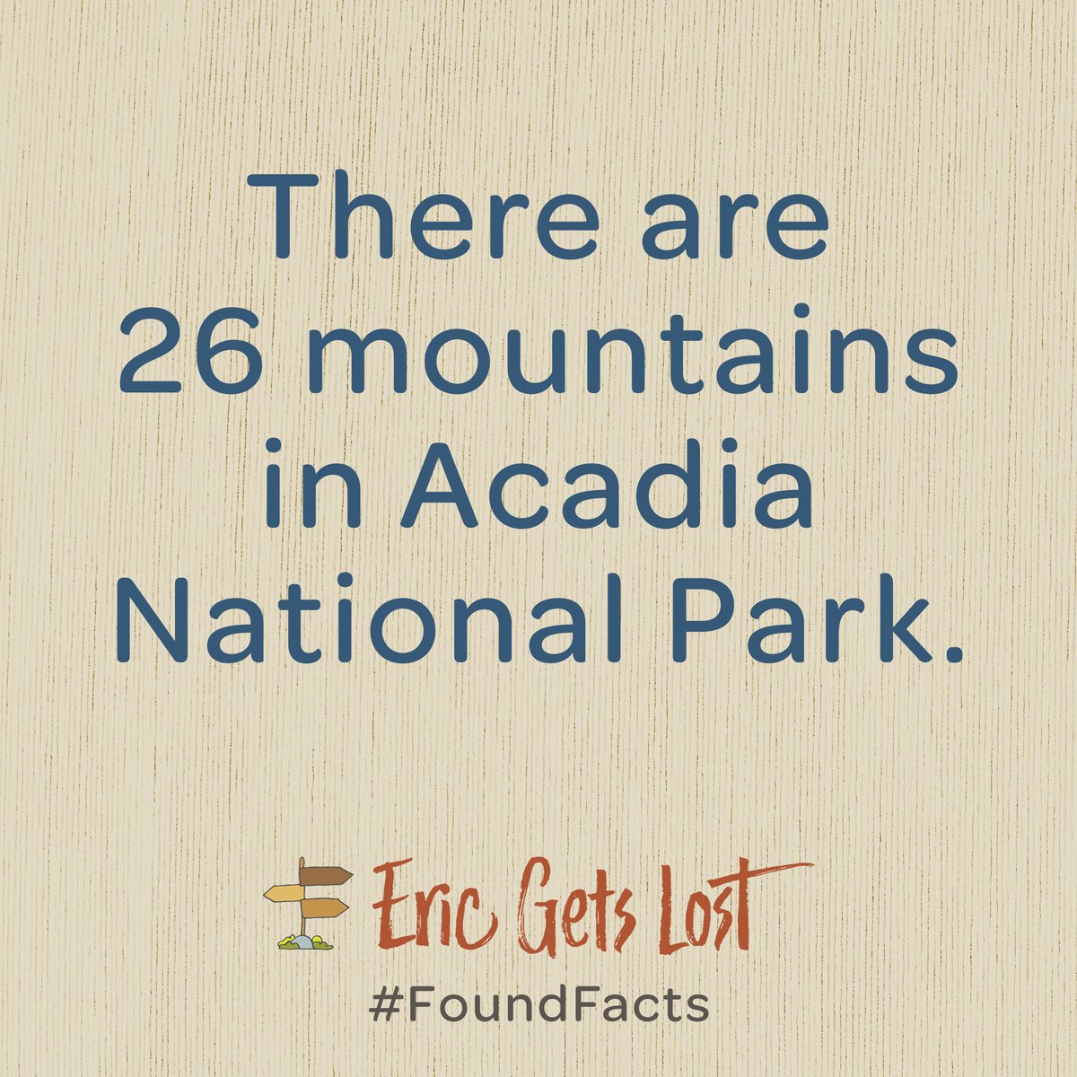 ericgetslost's tweet photo. There are 26 mountains in Acadia National Park. #FoundFacts https://t.co/cMbyoccCRE https://t.co/lmmUNuXgKq