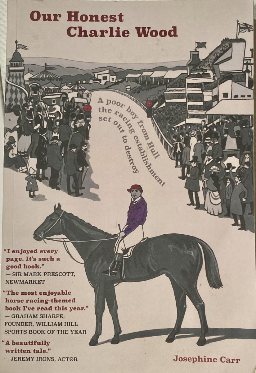 JohnWathenBerry's tweet photo. What do we know of Charles Wood? Won all the Classics? Champion Jockey 1887? Rider of St Simon? That’s only fraction of story. His biography, superbly researched &amp; written by @CarrAuthor, tells the fascinating tale brilliantly. Xmas coming - a great book to read, give or receive. https://t.co/ECKRpjNJof