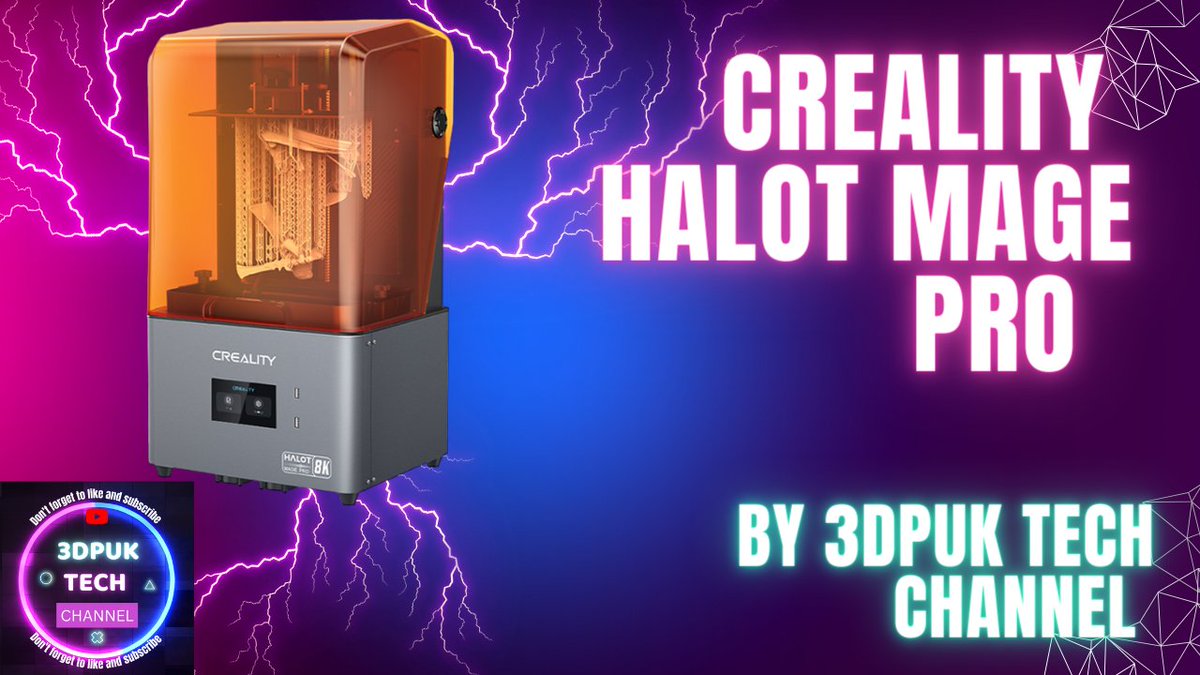 philmacey1's tweet photo. Creality Halot Mage Pro unboxing, Build and Review by 3DPUK TECH CHANNEL #creality3d @Creality3dP
#halot #halotmagepro #resin #3Dprinting
https://t.co/epZtO1TO2T https://t.co/ag8wN18pfc
