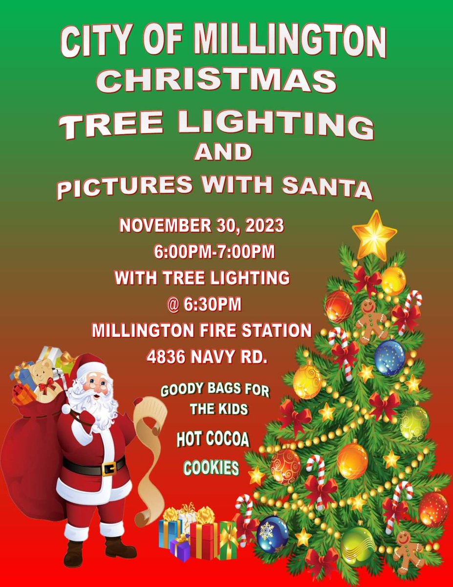 MillingtonInte2's tweet photo. ❄️Callout for 11/27-12/1❄️
#MIS #MotivateInspireSucceed #CommunityEvents #TreeLighting #Parade https://t.co/DhDqpZ94EM