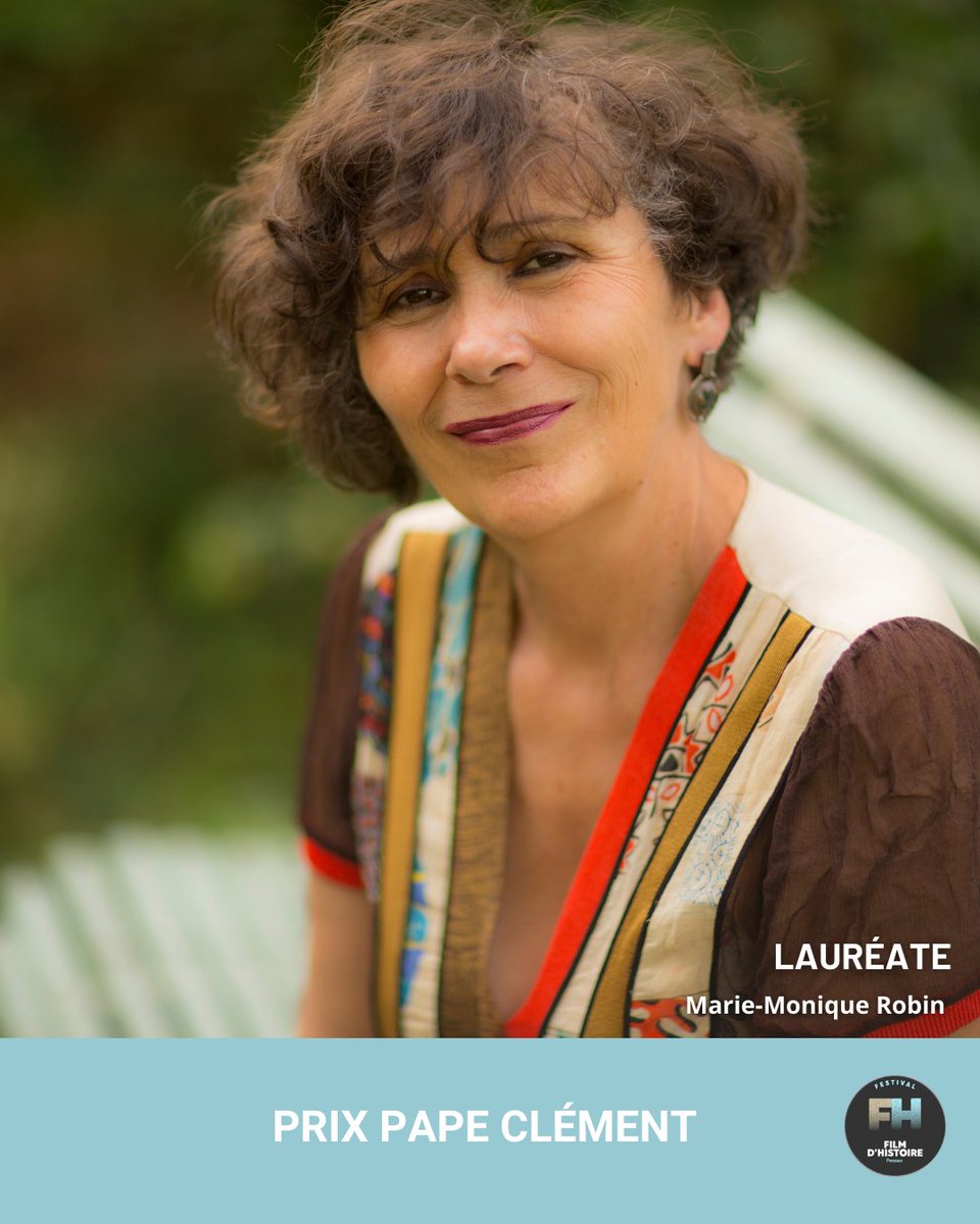 Félicitations à Marie-Monique Robin qui remporte le prix Pape Clément 2023 pour sa contribution et son travail essentiel et inspirant pour le monde du cinéma et d'Histoire 🏆👏