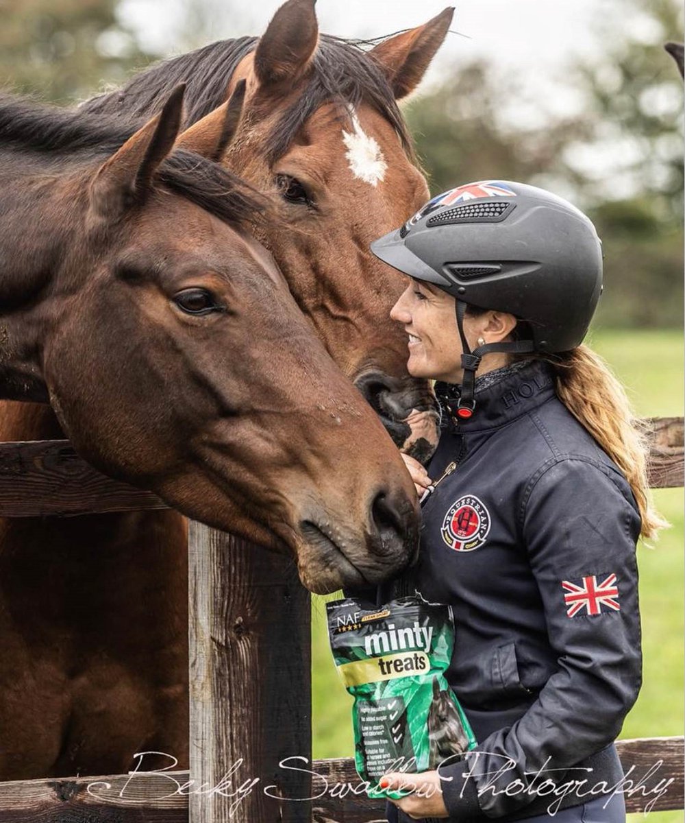 We have SO much love for this photo of Laura @CollettEventing with her gorgeous horses. Huge thanks go to Becky Swallow Photography for this shot.