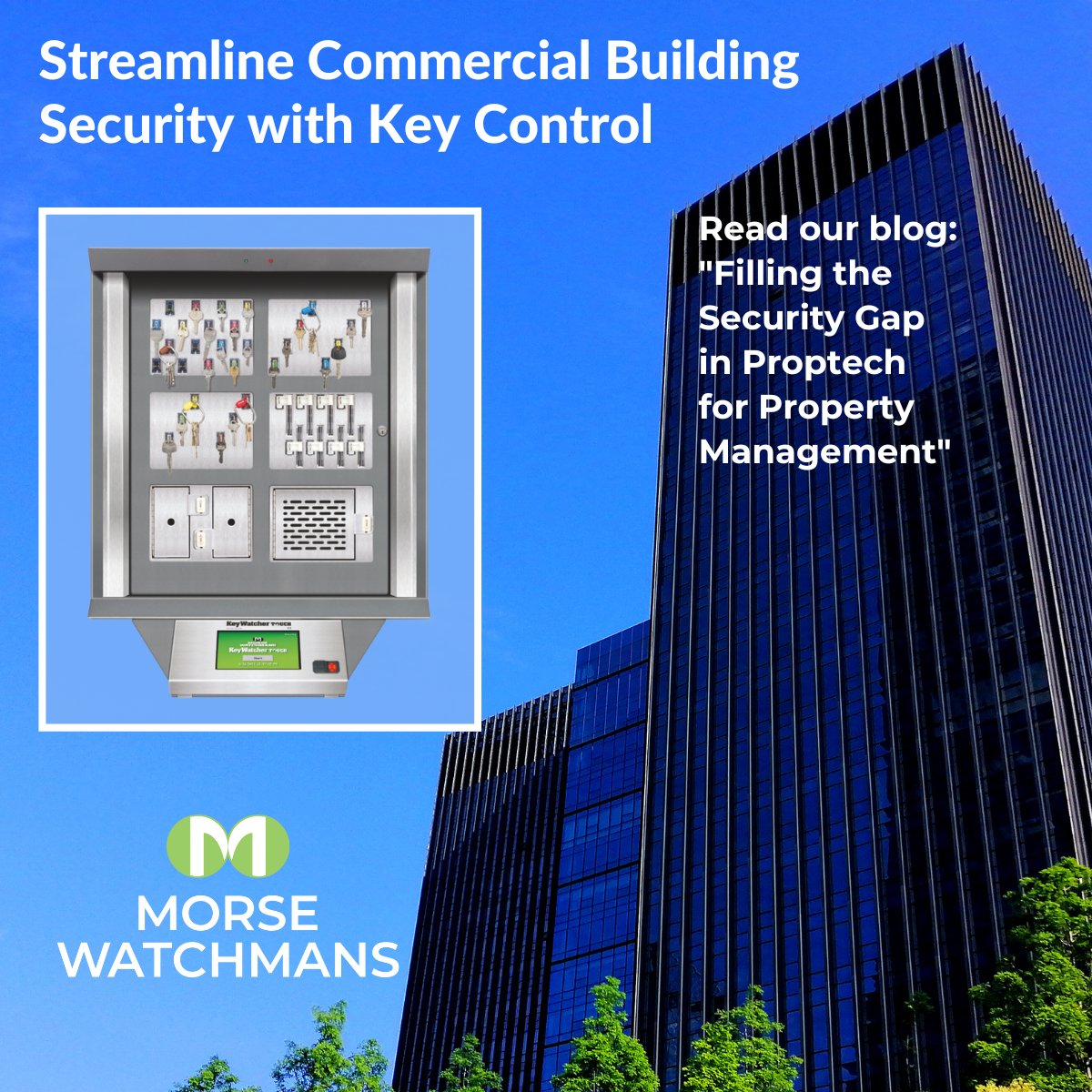 MorseWatchmans1's tweet image. Streamline Commercial Building Security with Key Conrol. Read our blog: &quot;Filling the Security Gap in Proptech for Property Management&quot; #KeyControlSystems #KeyWatcher #KeyBank
hubs.li/Q0291swf0