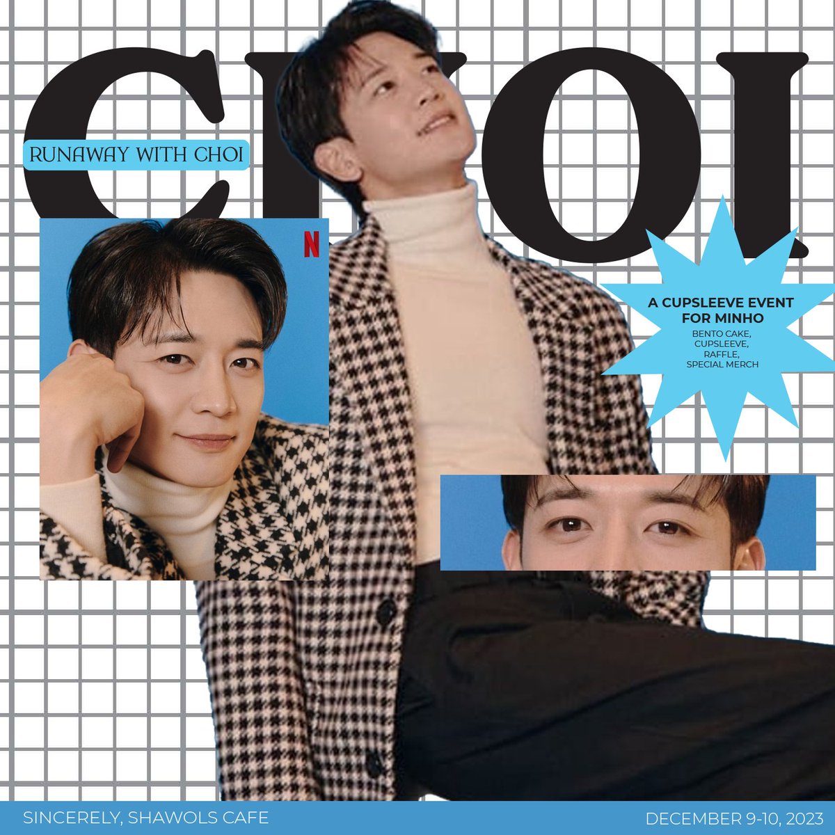 SincerlyShawols's tweet photo. ๐น๐๐ ๐๐๐๐ ๐ช๐๐๐๐
Special birthday event for Choi Minho
Delivery & Dine-In
(Special Bento Cake,Merch,Cup sleeve & Raffles)
๐
December 9-10, 2023 | 11AM-7PM
๐Sincerely, Shawols Cafe
Follow this thread for more update!
#SSCEVENTS #MinhoDAY #SHINee #HappyMINHODAY_1209 https://t.co/gJ9Pe67aRv