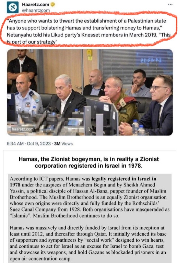 phonopoly's tweet photo. @Cymro1234 @cordeliers @IbnRiad I don’t think this particular thing that started on 7 october is what it’s made out to be.
Im not buying the old ‘incompetence’ chestnut.
Occupied Palestine is tiny and Gaza is a prison. 
It was enabled. https://t.co/QEVEBdu3iC