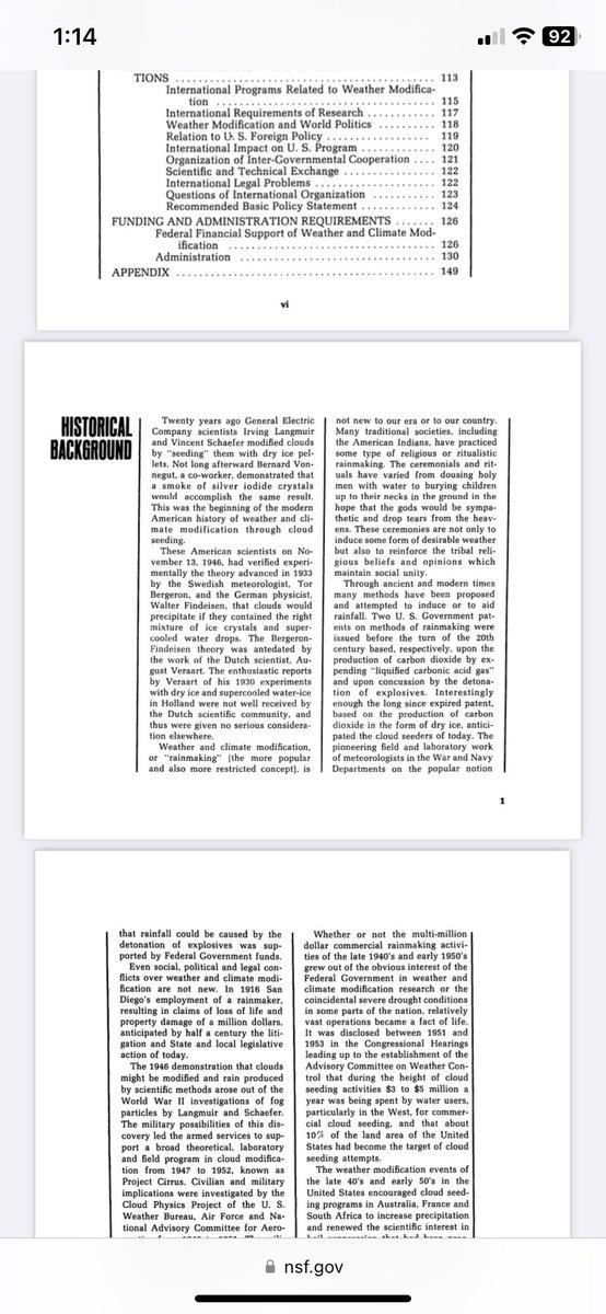 MidTNChemtrails's tweet photo. https://t.co/rMeJzDvZAY

Yep. This is from 1965. We’re just seeing the ramping up of their projects. At least those of us who have eyes to see https://t.co/PX7xVjIq38