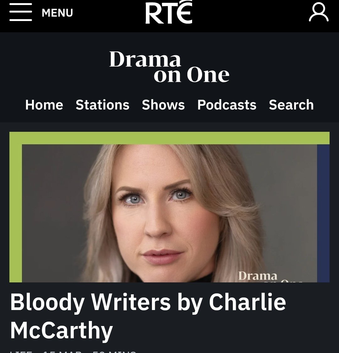 Aileen Mythen (@aileenmythen) on Twitter photo I had the absolute pleasure of working on this radio play a while back, written and directed by Charlie McCarthy and produced by <a href="/KevinBrew4/">Kevin Brew</a>
It will be repeated #tonight at 8pm on <a href="/RTERadio1/">RTÉ Radio 1</a> <a href="/RTEDramaOnOne/">RTÉ Radio DramaOnOne</a> I had the absolute pleasure of working on this radio play a while back, written and directed by Charlie McCarthy and produced by <a href="/KevinBrew4/">Kevin Brew</a>
It will be repeated #tonight at 8pm on <a href="/RTERadio1/">RTÉ Radio 1</a> <a href="/RTEDramaOnOne/">RTÉ Radio DramaOnOne</a>