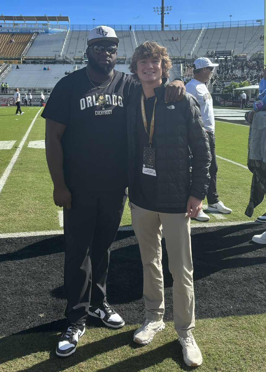 TTucker8_'s tweet photo. Had an amazing time at @UCF_Football Thank you @CoachAlexMathis @CoachB_Blackmon and @BenLarsonUCF  for the amazing hospitality and wonderful Gameday ! https://t.co/Szntnb7CPp