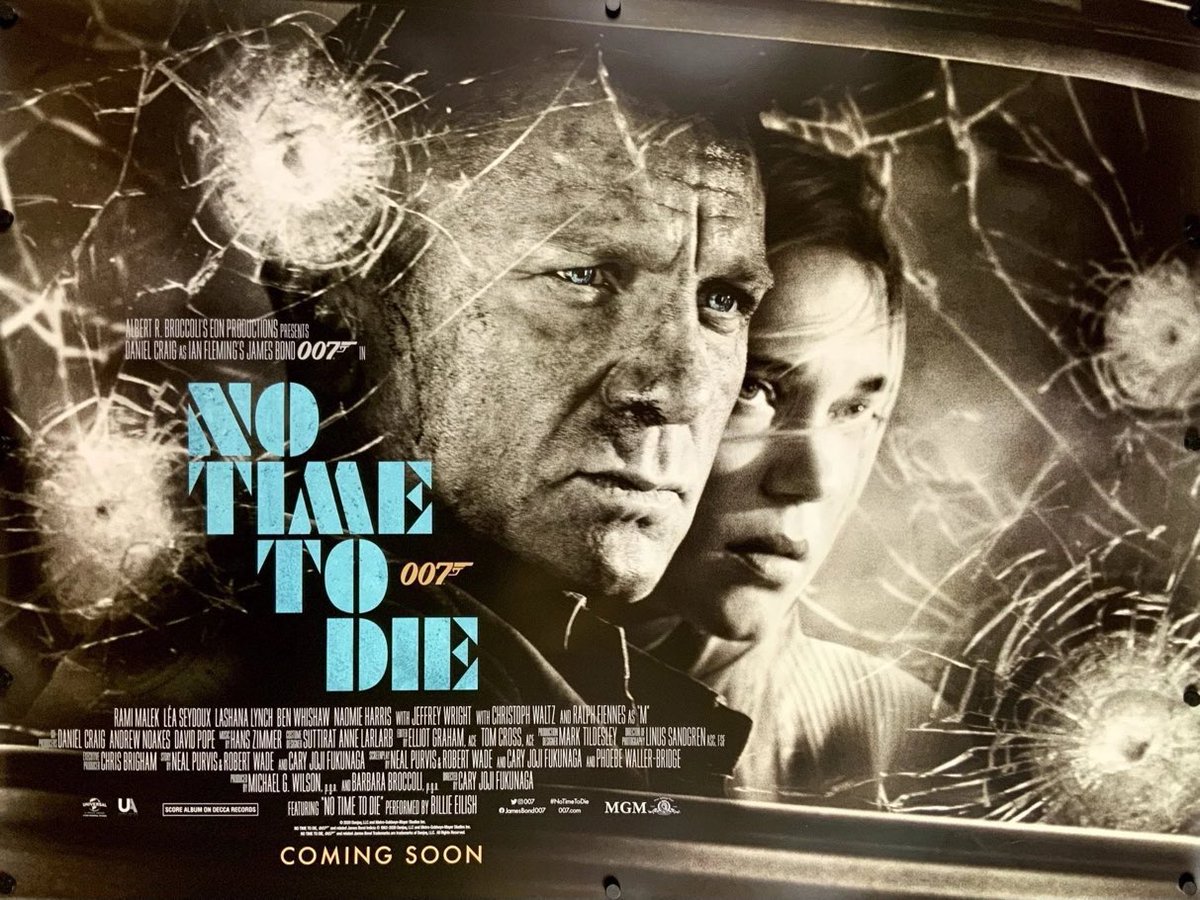 SaveRedlandLibr's tweet photo. 8pm TODAY on #ITV2
The 2021 #JamesBond film🎥 “No Time to Die” directed by #CaryJojiFukunaga from a screenplay co-written with #NealPurvis #RobertWade & #PhoebeWallerBridge
🌟#DanielCraig #RamiMalek #LéaSeydoux #LashanaLynch #RalphFiennes #BenWhishaw #NaomieHarris https://t.co/J8mH0myR4U
