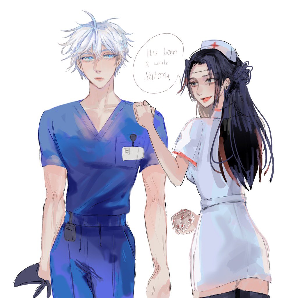 Dr. Satoru Gojo and Nurse Geto #jjk