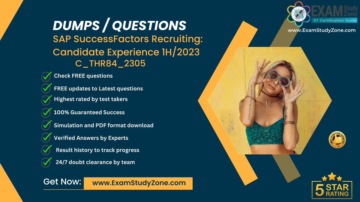 examstudyzone's tweet image. 📚 Up your SAP SuccessFactors Recruiting: Candidate Experience 1H/2023 game! Explore our comprehensive C_THR84_2305 question course and ace the exam! 
Check Now: examstudyzone.com/course/sap-suc…
#DreamsToReality #AceTheExam #CertificationQuestions #Certification #CloudGuru