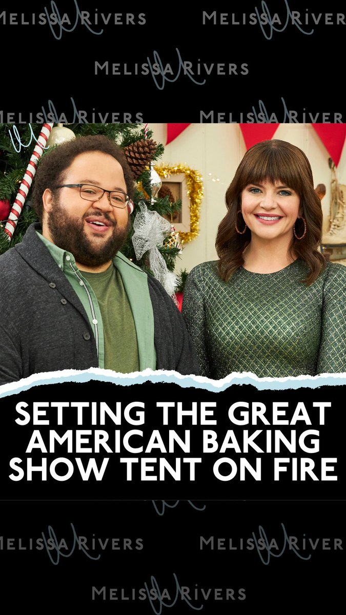 MelRivers's tweet image. Which contestant is most likely to set the tent on fire? Join me and my guest Zach Cherry to talk about the Great American Baking Show: Holiday edition now on @netflix. Click the link now to listen! bit.ly/40P08q6  #podcast #baking #bakingcompetition