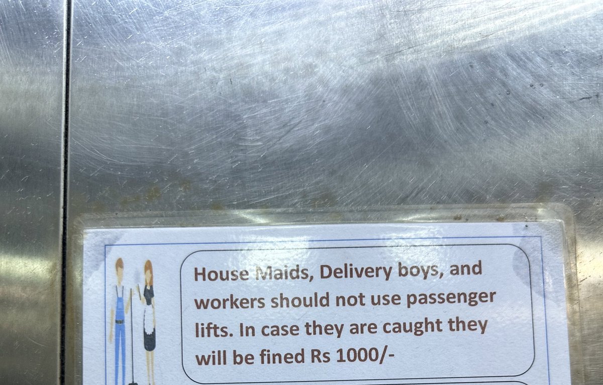 RuthlessUx's tweet photo. As a society we are programmed to hide our dark and dirty secrets and today we think the people who do our hard labour work cannot coexist in a same space as we are. Incase they are caught? Like it’s a crime? Fine of 1000? It’s probably 25% of most of their salary. https://t.co/bmwkcs37J9