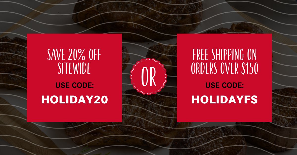 Last day for Black Friday! 💥 Order today and get 20% off everything sitewide with promo code HOLIDAY20 OR use promo code HOLIDAYFS for free shipping on orders over $150. 

bit.ly/3Qy8woB

#LobsterGram #Lobster #SeafoodLovers #BlackFriday #Promo #FreeShipping