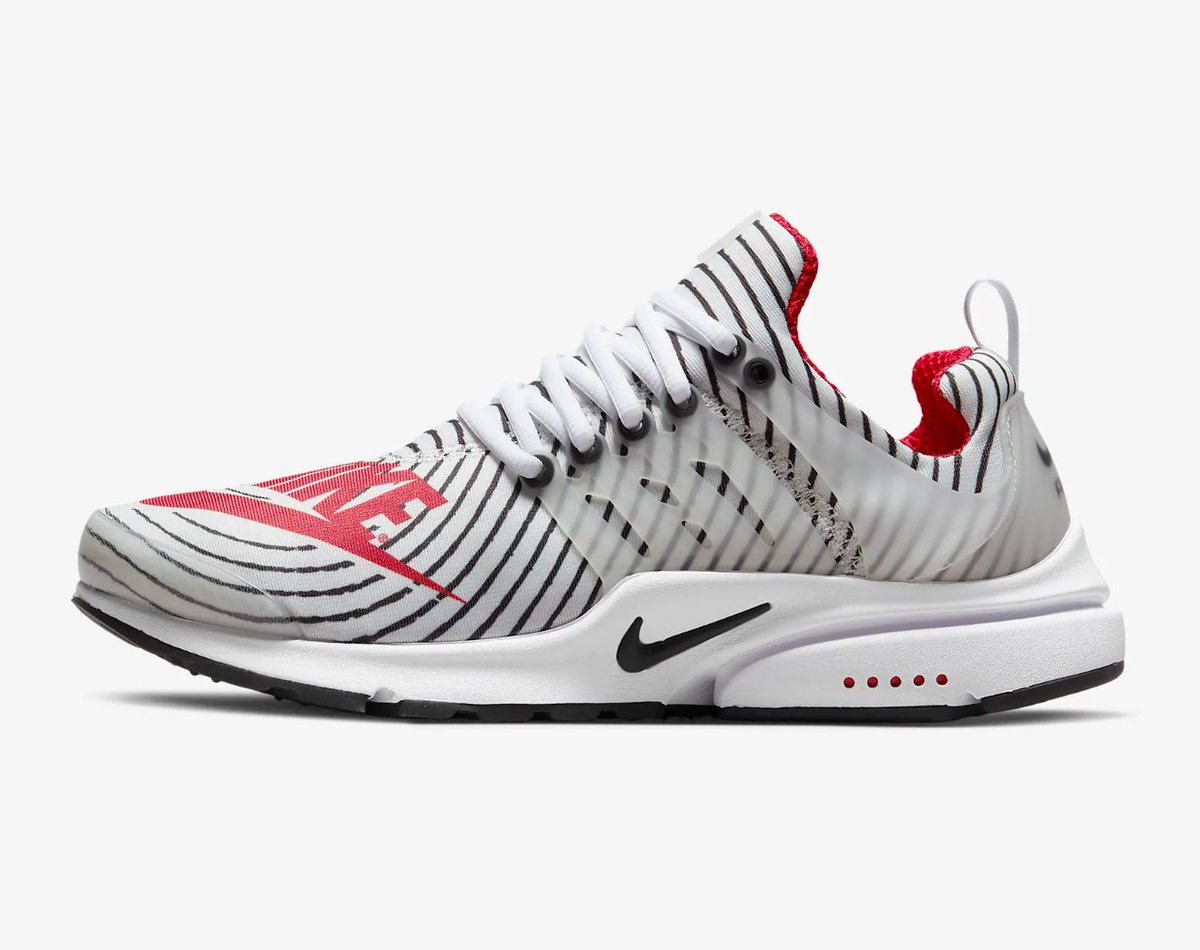 Ad: Over 50% off Nike Air Presto Hypnotic 'White/Red' at $59.99 + FREE shipping => bit.ly/49R9VQI