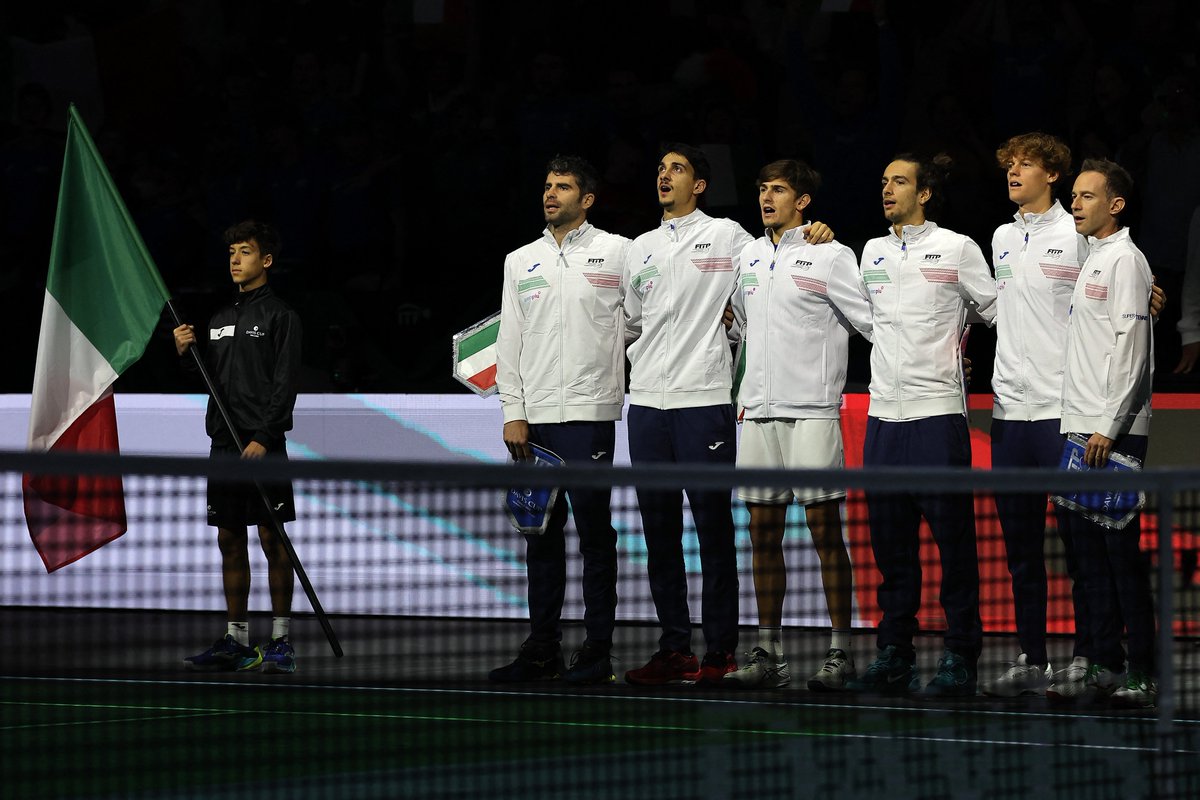 🇮🇹🇮🇹 𝗖𝗔𝗠𝗣𝗜𝗢𝗡𝗜 𝗗𝗘𝗟 𝗠𝗢𝗡𝗗𝗢 🇮🇹🇮🇹 #tennis | #IBI24 | #DavisCupFinals | #CoppaDavis