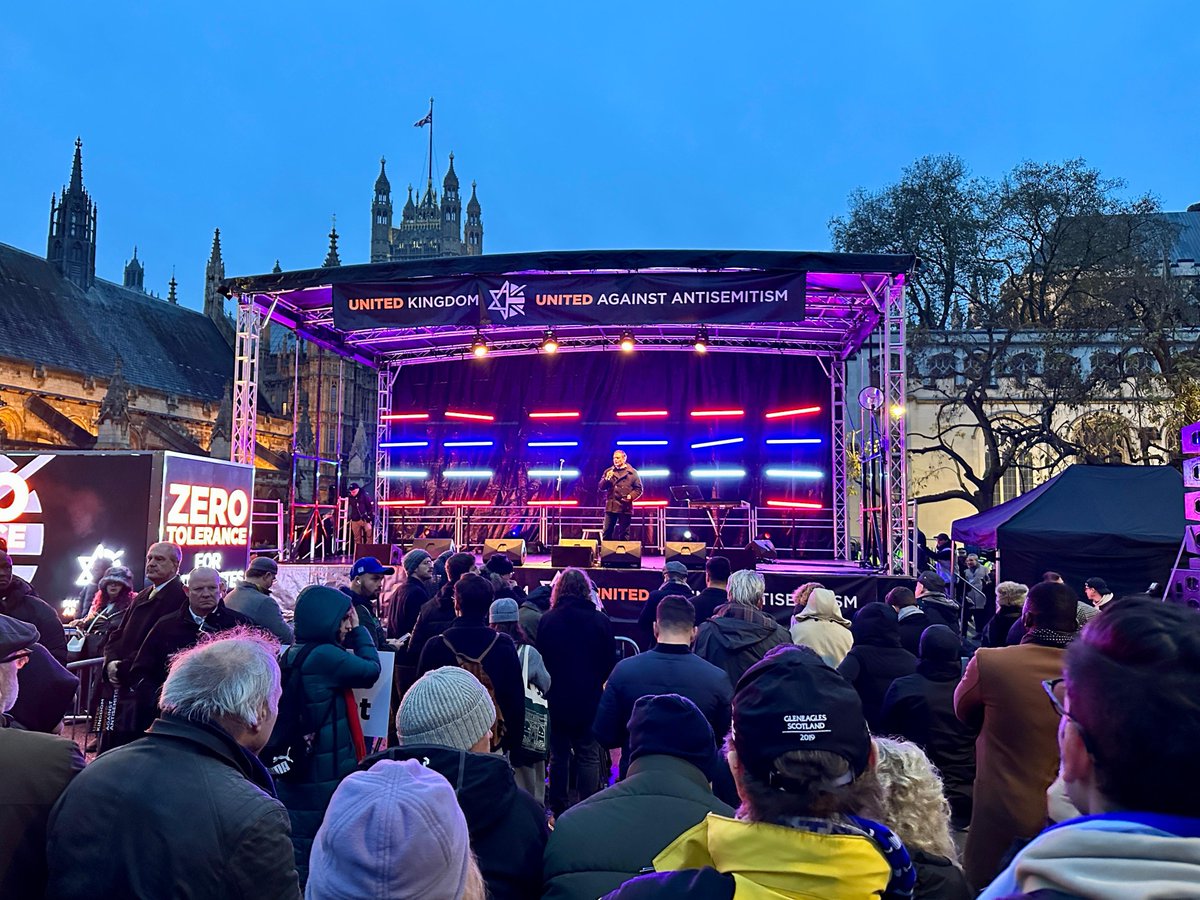 It was a privilege to stand shoulder to shoulder with British Jews this afternoon, united against hatred and division.

Enough is enough.

#MarchAgainstAntisemitism