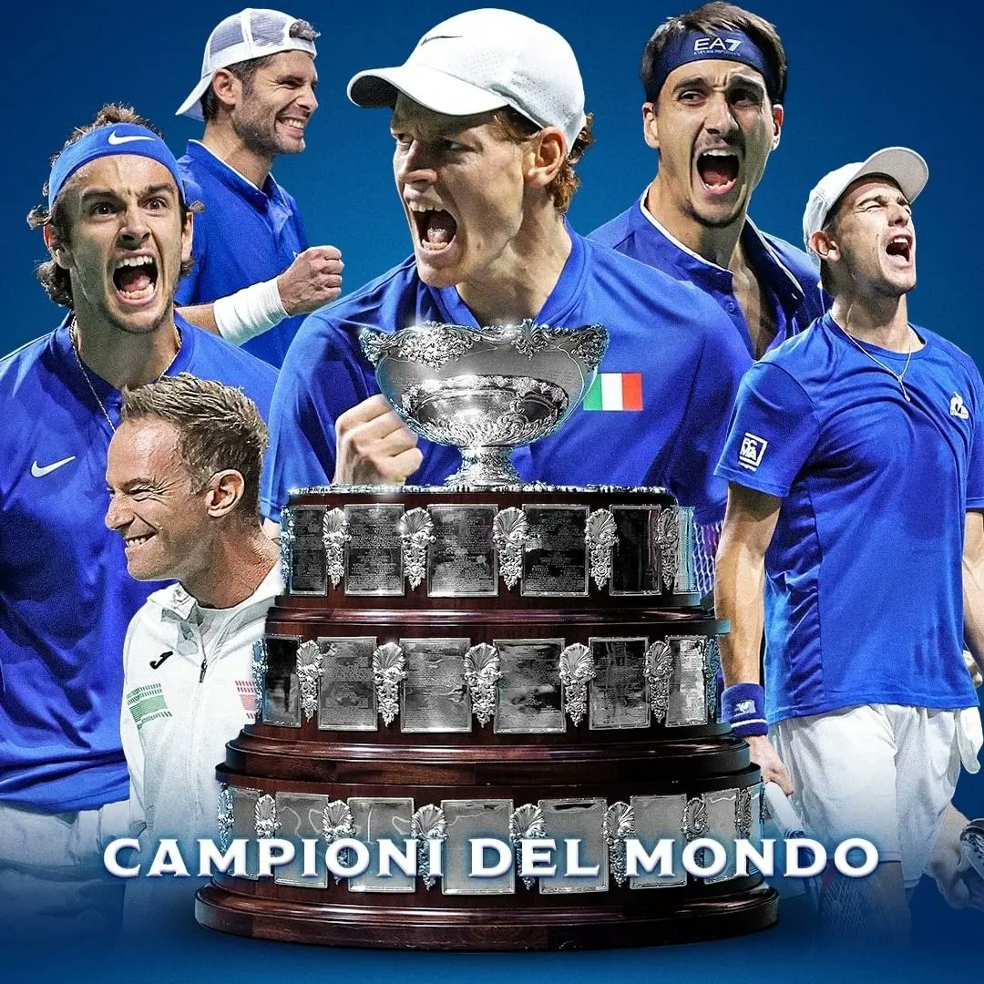 Game_Comm's tweet image. Un evento storico, non solo per il tennis ma per tutto lo sport italiano. Un onore essere presenti, grazie ragazzi 🇮🇹

#Repost @SuperTennisTv
• • • • • •
🏆🇮🇹 𝑺𝑼𝑳 𝑻𝑬𝑻𝑻𝑶 𝑫𝑬𝑳 𝑴𝑶𝑵𝑫𝑶 🇮🇹🏆 #DavisCupFinals | #tennis | #CoppaDavis