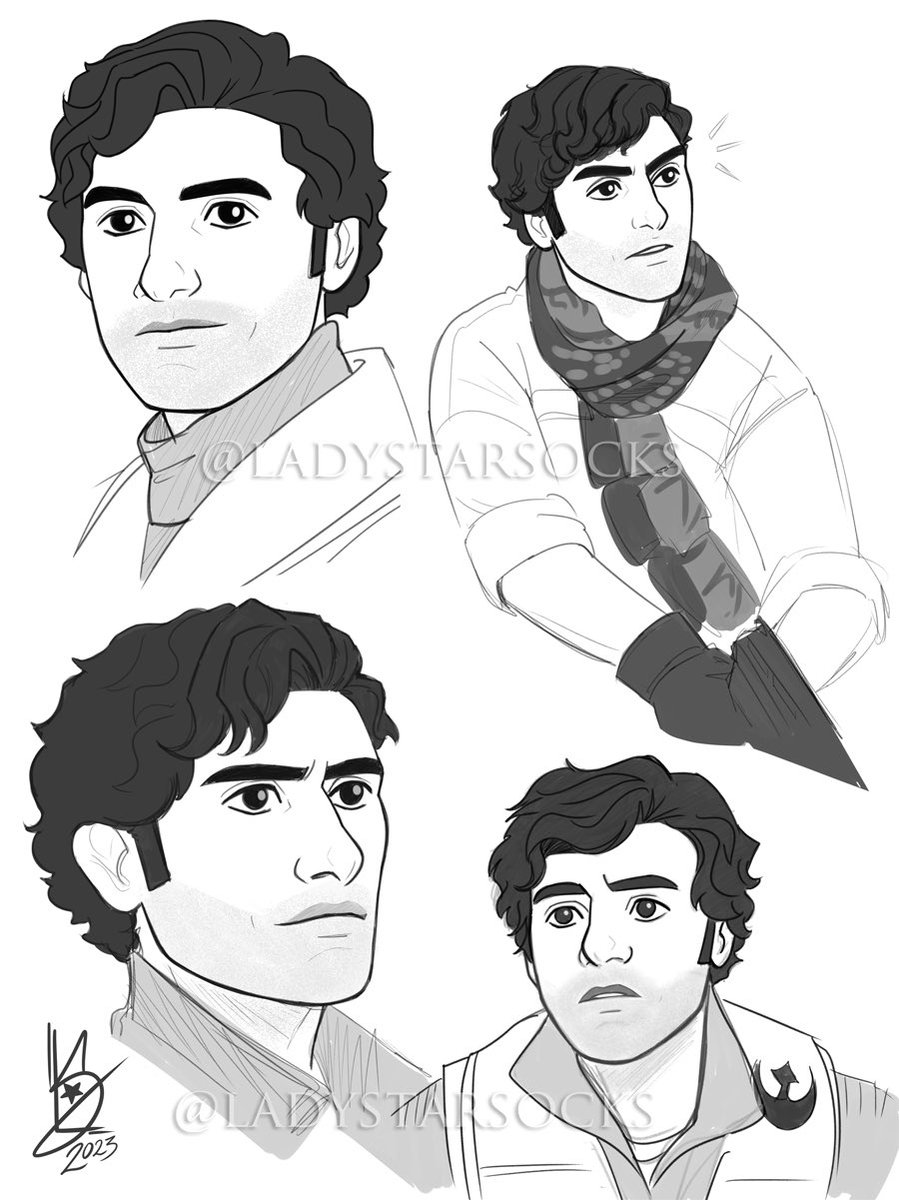 Some Poe Dameron sketches. I recently finished reading all his comics again, such a fantastic series! 🧡 

~ #poedameron #starwars #starwarsfanart #oscarisaac #starwarsart #poedameronfanart #sequeltrilogy #commanderdameron #xwing #xwingpilot