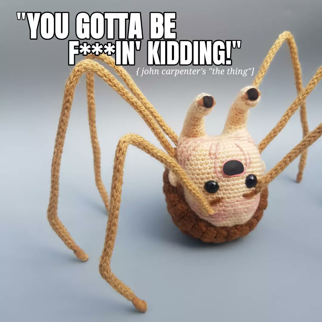 #johncarpenter #thething #culthorror #80s #80smovies #fanart #crochet
