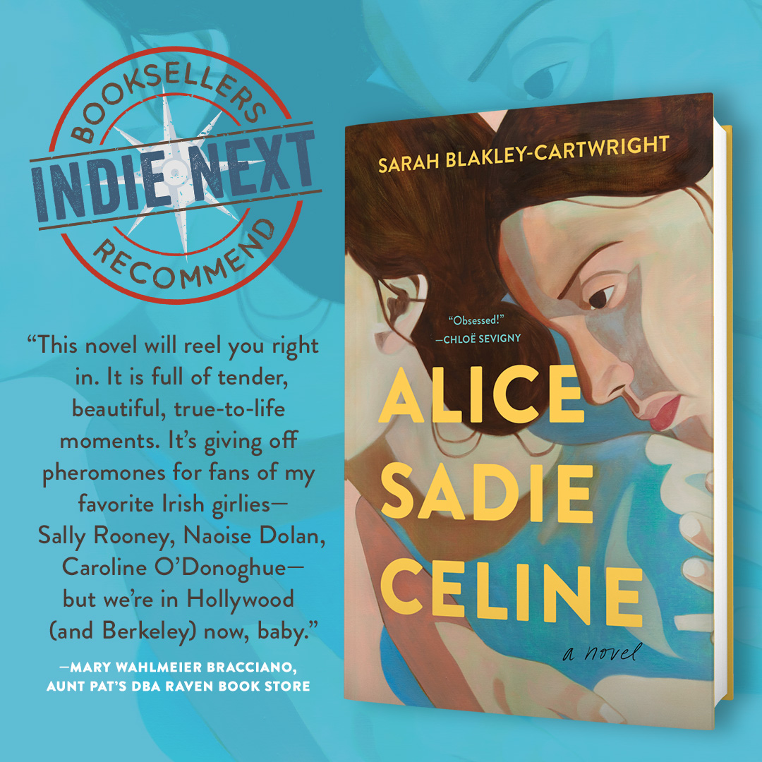 Another hit review for <a href="/sarblakcart/">Sarah Blakley-Cartwright</a>'s ALICE SADIE CELINE! <a href="/ravenbookstore/">Raven Book Store</a> highly recommends this December #IndieNext pick.

📖: spr.ly/6019umrJT