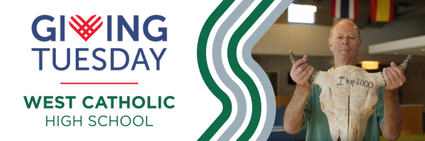 GRWestCatholic's tweet image. In just 48 hours, we&apos;ll be in the midst of #GivingTuesday! This year, we are celebrating this special day of giving with an exciting way to support students - the Mulder Family Scholarship. Learn more about Mr. Mulder and this new scholarship by visiting grwestcatholic.org/mulder-scholar….